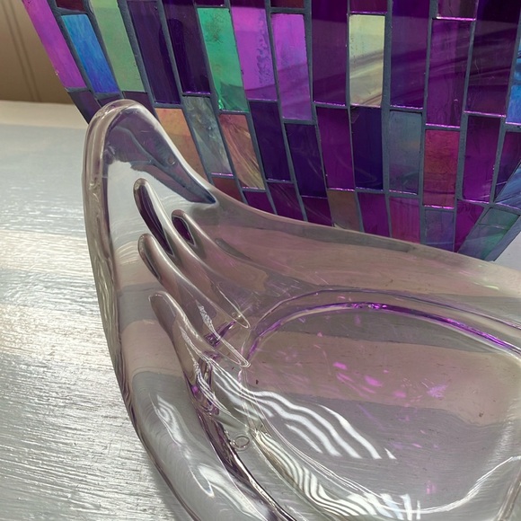 Acrylic Pair of Swans, Soap Dishes, Trinket Holders, Hand Towel Rests. - Picture 4 of 8